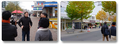 グローセベルク通り(Große Bergstraße)は、かつては地区の中心商店街であったが、1990年代半ばより、空き店舗が増加し、衰退が目立つようになった